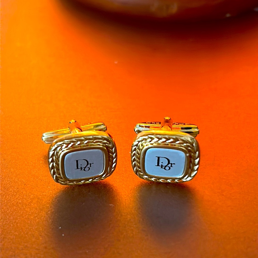Christian Dior Cufflinks EUC